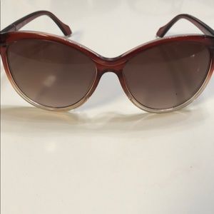 A pair of sunglasses by reaction